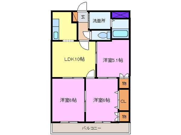 グランドール佐渡の物件間取画像